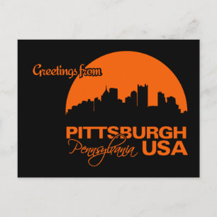 PITTSBURGH-briefkaart - aanpasbaar Briefkaart