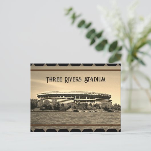 Pittsburgh Briefkaart - Drie rivierenstadion (Staand voorkant)