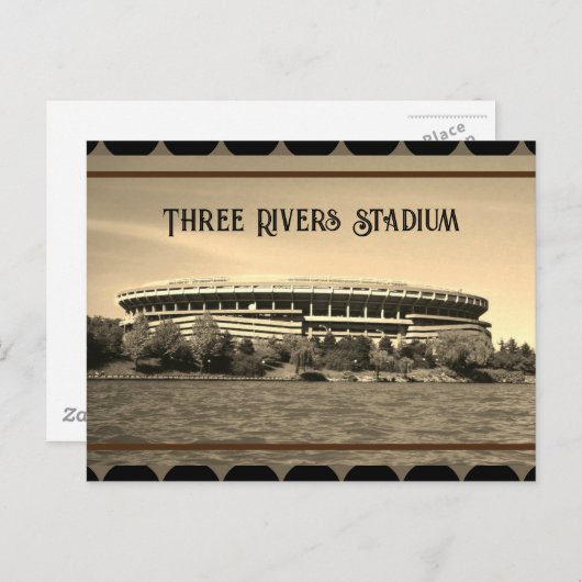 Pittsburgh Briefkaart - Drie rivierenstadion (Voorkant / Achterkant)