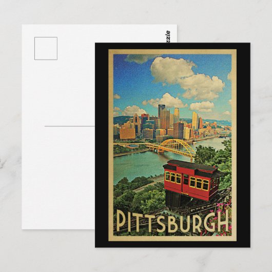 Pittsburgh Briefkaart  Duquesne Inline (Voorkant / Achterkant)