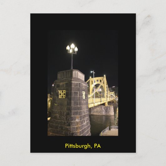 Pittsburgh, briefkaart Pennsylvania (Voorkant)