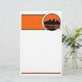 PITTSBURGH briefpapier, pas aan Briefpapier (Staand voorkant)