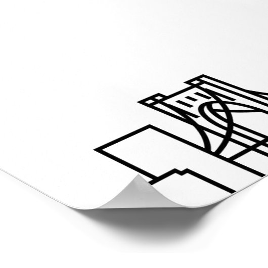 Pittsburgh Bruiloft | 12 Tabel Zitkaarten Poster (Hoek)