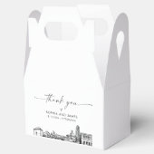 Pittsburgh bruiloft gepersonaliseerde gunst box bedankdoosjes (Geopend)