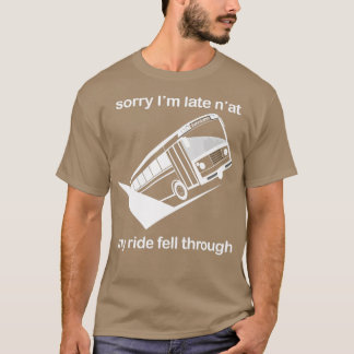 Pittsburgh Bus in Sinkhole Commuter Bus in Sinkhol T-shirt