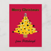 Pittsburgh Christmas Feestdagenkaart (Voorkant)
