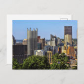 Pittsburgh City Pennsylvania Briefkaart (Voorkant / Achterkant)