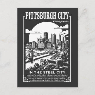 Pittsburgh City Pennsylvania In The Steel City Briefkaart