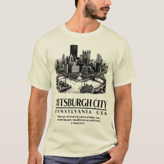 Pittsburgh City Pennsylvania USA T-shirt