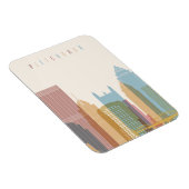 Pittsburgh | City Skyline Magneet (Rechterzijde)