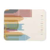 Pittsburgh | City Skyline Magneet (Horizontaal)