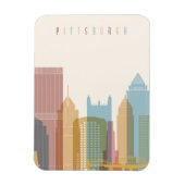Pittsburgh | City Skyline Magneet (Verticaal)