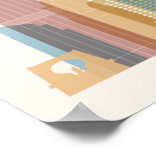 Pittsburgh | City Skyline Poster (Hoek)