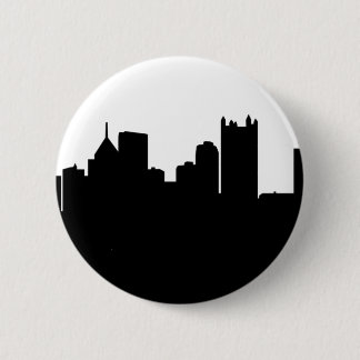 Pittsburgh City Skyline Ronde Button 5,7 Cm