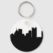 Pittsburgh City Skyline Sleutelhanger (Voorkant)