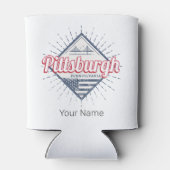 Pittsburgh City Verenigde Staten Pennsylvania Vere Blikjeskoeler (Achterkant)