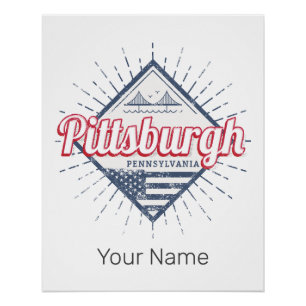 Pittsburgh City Verenigde Staten Pennsylvania Vere Perfect Poster