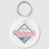 Pittsburgh City Verenigde Staten Pennsylvania Vere Sleutelhanger (Voorkant)