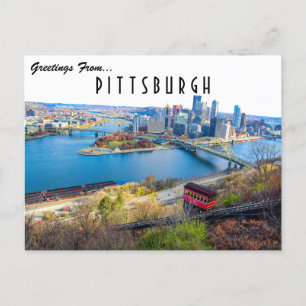 Pittsburgh Cityscape Briefkaart