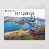 Pittsburgh Cityscape Briefkaart (Voorkant)