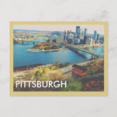 Pittsburgh Cityscape Briefkaart (Voorkant)