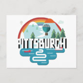 Pittsburgh | Cityscape Design Briefkaart (Voorkant)