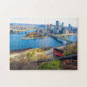 Pittsburgh Cityscape Jigzaag Puzzle Legpuzzel (Horizontaal)