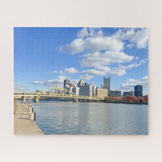 Pittsburgh Cityscape Jigzaag Puzzle Legpuzzel (Horizontaal)