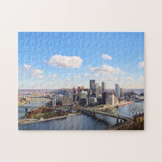 Pittsburgh Cityscape Legpuzzel (Horizontaal)
