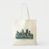 Pittsburgh Cityscape Tote Bag (Voorkant)