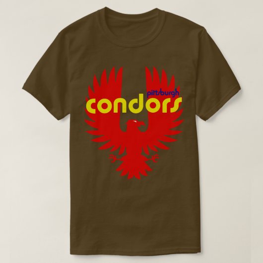 Pittsburgh Condors ABA Basketbal 1971 T-shirt (Design voorkant)