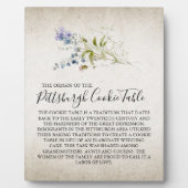 PITTSBURGH COOKIE-TABEL VOOR AFBEELDINGEN FOTOPLAAT (Voorkant)