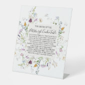 PITTSBURGH COOKIE-TABEL VOOR AFBEELDINGEN RECLAMEBORD MET VOETSTUK (Voorkant)