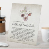 PITTSBURGH COOKIE-TABEL VOOR AFBEELDINGEN RECLAMEBORD MET VOETSTUK (Insitu)