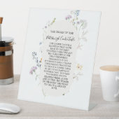 PITTSBURGH COOKIE-TABEL VOOR AFBEELDINGEN RECLAMEBORD MET VOETSTUK (Insitu)