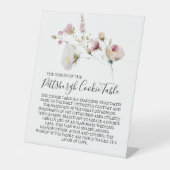 PITTSBURGH COOKIE-TABEL VOOR AFBEELDINGEN RECLAMEBORD MET VOETSTUK (Voorkant)