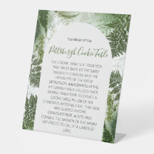 PITTSBURGH COOKIE-TABEL VOOR AFBEELDINGEN