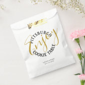 Pittsburgh Cookie Table Bedankzakje (Gezegeld)