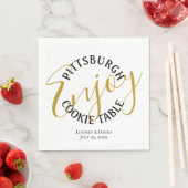 Pittsburgh Cookie Table Favor Bag Servet (Insitu)