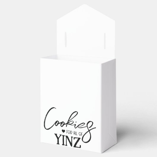 Pittsburgh Cookie Table Favor Box Bedankdoosjes (Geopend)