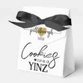 Pittsburgh Cookie Table Favor Box Bedankdoosjes (Voorkant Zijde)