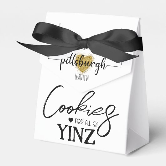 Pittsburgh Cookie Table Favor Box Bedankdoosjes (Voorkant Zijde)