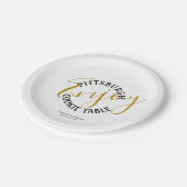 Pittsburgh Cookie Table Favor Papieren Bordje (Gekanteld)