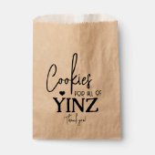 Pittsburgh Cookie Table Trebags Bedankzakje (Voorkant)