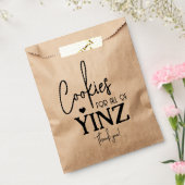 Pittsburgh Cookie Table Trebags Bedankzakje (Gezegeld)