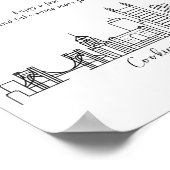 Pittsburgh Cookie Table Weddenschap Poster (Hoek)