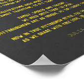 Pittsburgh Cookie Table Wedding Poster (Hoek)