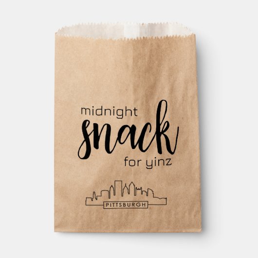 PITTSBURGH COOKIE TAFEL GUNSTZAKKEN BEDANKZAKJE (Voorkant)