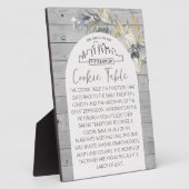PITTSBURGH COOKIE TAFEL TEKEN TROUWTAFEL TEKEN FOTOPLAAT (Zijkant)