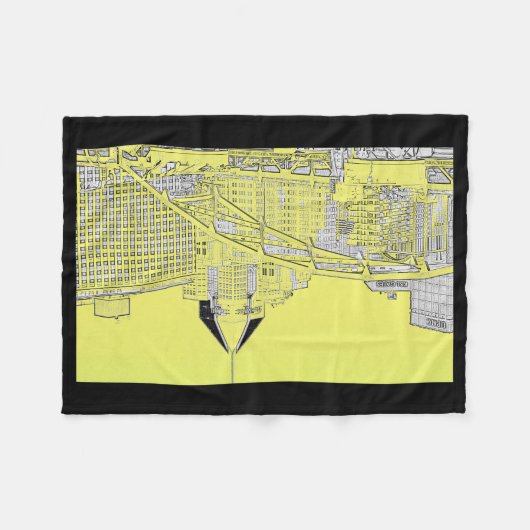 pittsburgh deken (Voorkant (Horizontaal))